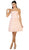 May Queen - Floral Embroidered Strapless Cocktail Dress