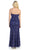 May Queen - MQ540 Strapless Sequined Lace Applique Dress