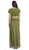 Short Sleeve Chiffon Lace Long Formal Gown