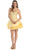 May Queen - Sparkly Sweetheart Taffeta A-line Cocktail Dress MQ578