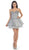 Sparkly Sweetheart Taffeta A-line Cocktail Dress