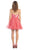 May Queen - MQ697 Bejeweled Bodice Strapless Sweetheart Cocktail Dress In Pink
