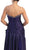 Pleated Asymmetrical Waist Strapless Prom Gown