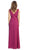 May Queen - Elegant V-neck Ruched Top Empire Bridesmaid Dress