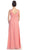 Elegant V-neck Ruched Top Empire Bridesmaid Dress