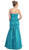 Strapless Sweetheart Twisted Trumpet Prom Gown