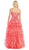 Lavish Sweetheart Ruffled Ball Gown