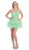 May Queen - One Shoulder Surplice Tiered Cocktail Dress