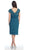 Tiered Scallop Lace V-Neck Formal Dress
