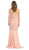 Fashionable Embellished Strapless Ruched Bodice Long Dress