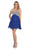 Crystal Encrusted Bust Sweetheart Cocktail Dress