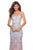 La Femme - 27609 Ombre Beaded Deep Sweetheart Trumpet Dress In Multi-Color