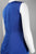 Muse - V-Neck Sheath Dress M2323M in Blue