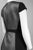 Muse - M2653M Metallic Quilt Short Dress in Silver and Black