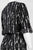 Muse - M3332M Cuffed Sleeve Surplice Romper in Black and White
