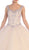 Sleeveless Rhinestone Embellished QuinceaÃ±era Ballgown