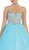 Rhinestone Embellished Quinceanera Ballgown