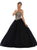 Strapless Sweetheart Gilded Quinceanera Ballgown