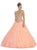May Queen - Strapless Sweetheart Gilded Quinceanera Ballgown LK-74