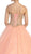 May Queen - Strapless Sweetheart Gilded Quinceanera Ballgown LK-74