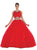 Two Piece Beaded Jewel Quinceanera Ballgown