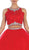 Two Piece Beaded Jewel Quinceanera Ballgown