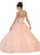 May Queen - LK80 Lustrous Jeweled High Neck Ball Gown