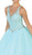 May Queen - Embellished V-neck Evening Gown