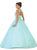 May Queen - Embellished V-neck Evening Gown