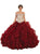 Beaded Off-Shoulder Ruffled Quinceanera Ballgown