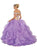 May Queen - Beaded Off-Shoulder Ruffled Quinceanera Ballgown