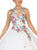 Sleeveless Floral Embellished Evening Ballgown