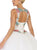Sleeveless Floral Embellished Evening Ballgown