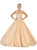 Beaded Lace Plunging Sweetheart Quinceanera Ballgown