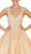 May Queen - Beaded Lace Plunging Sweetheart Quinceanera Ballgown