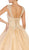May Queen - Beaded Lace Plunging Sweetheart Quinceanera Ballgown
