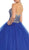 Strapless Sweetheart Sequined Formal Ballgown