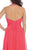 Shirred Cutout Halter A-Line Long Evening Dress