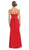 Strapless Pleated Bodice  A-Line Long Formal Dress