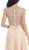 Embellished Illusion Bateau A-line Evening Dress