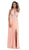 Ruched Halter A-Line Evening Gown