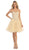 Strapless Laced Sweetheart A-Line Cocktail Dress
