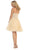Strapless Laced Sweetheart A-Line Cocktail Dress