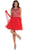 Beaded Illusion Tulle Cocktail Dress
