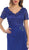 May Queen - Lace Scalloped V-neck Sheath Evening Dress