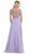 Embellished Illusion Bateau A-line Prom Dress