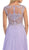Embellished Illusion Bateau A-line Prom Dress