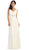 May Queen - Sleeveless Ruched Panel A-Line Long Bridesmaid Dress