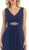Sleeveless Ruched Panel A-Line Long Bridesmaid Dress