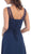 Laced-Up Illusion Neck A-Line Prom Dress
